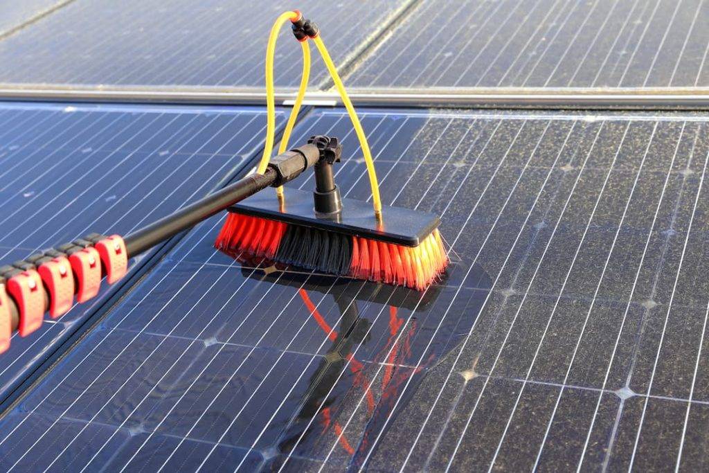 solar panel cleaning